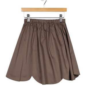 WOLF & RITA Scalloped Sand Skirt